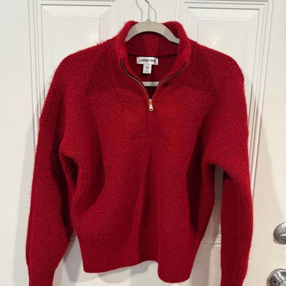 Lands-end Women's Red Jumper
